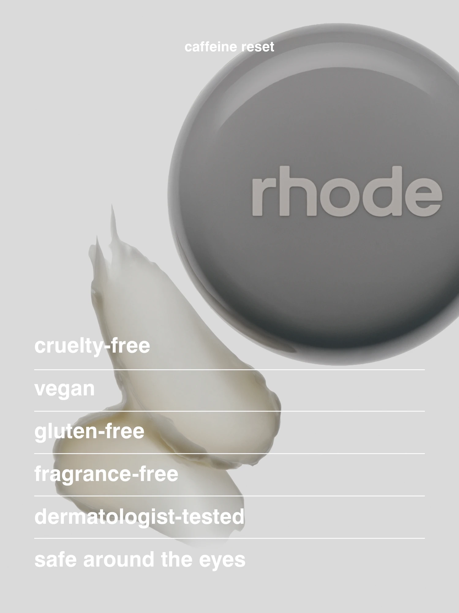 rhode Caffeine Reset Sculpting Cream Mask | MECCA