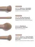 Swatch Morphe Iced Mocha4 Piece Face Brush Set