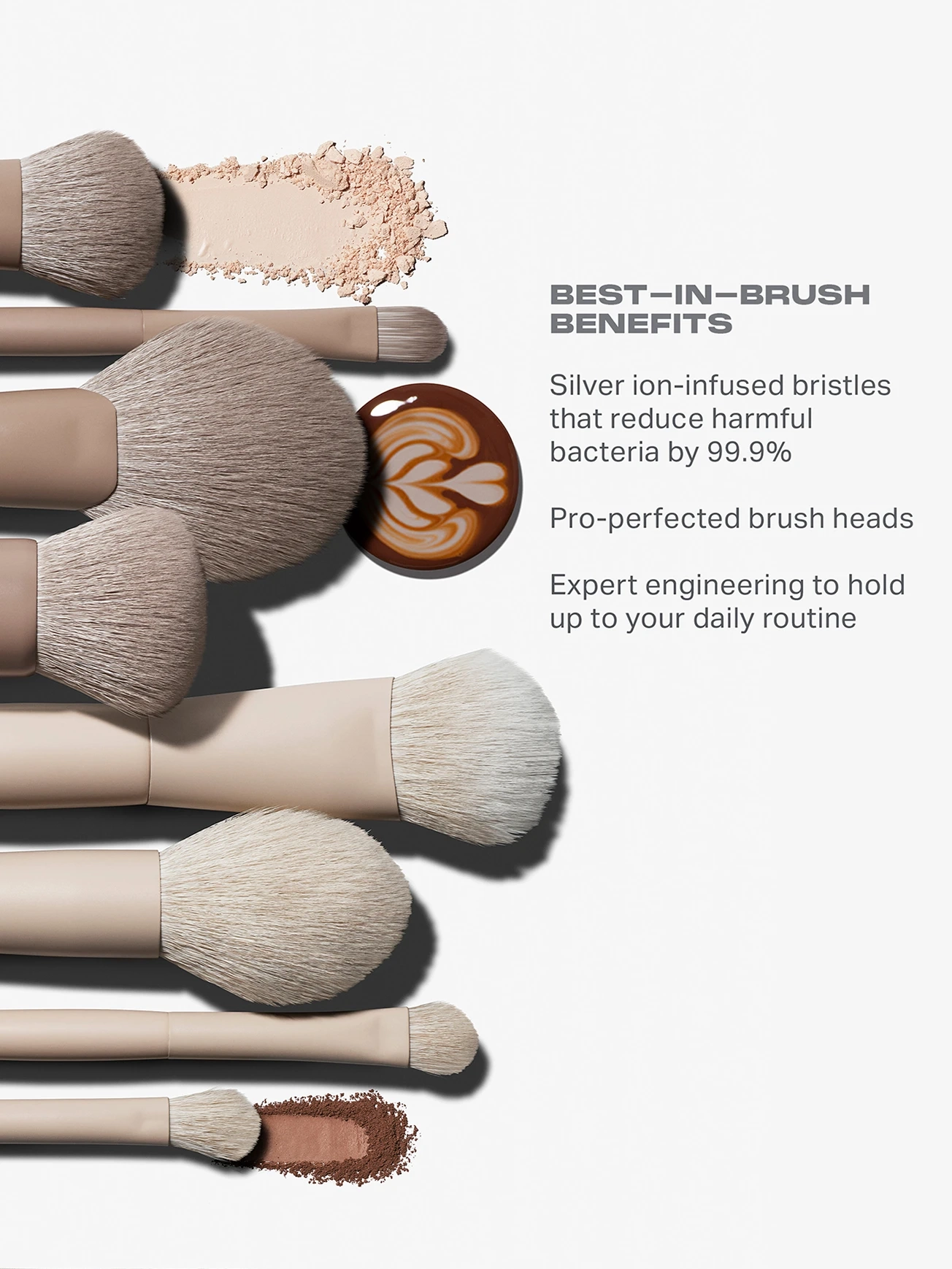 Alternative Image Morphe Oat Latte5 Piece Face& Eye Brush Set