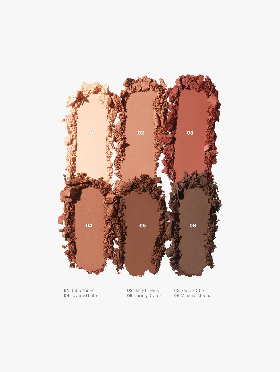 Swatch Morphe Tailored Nudes Eyeshadow Palette