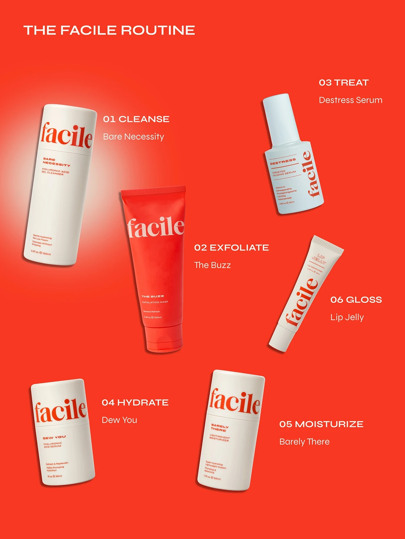 Alternative Image FACILE Bare Necessity Hyaluronic Acid Gel Cleanser