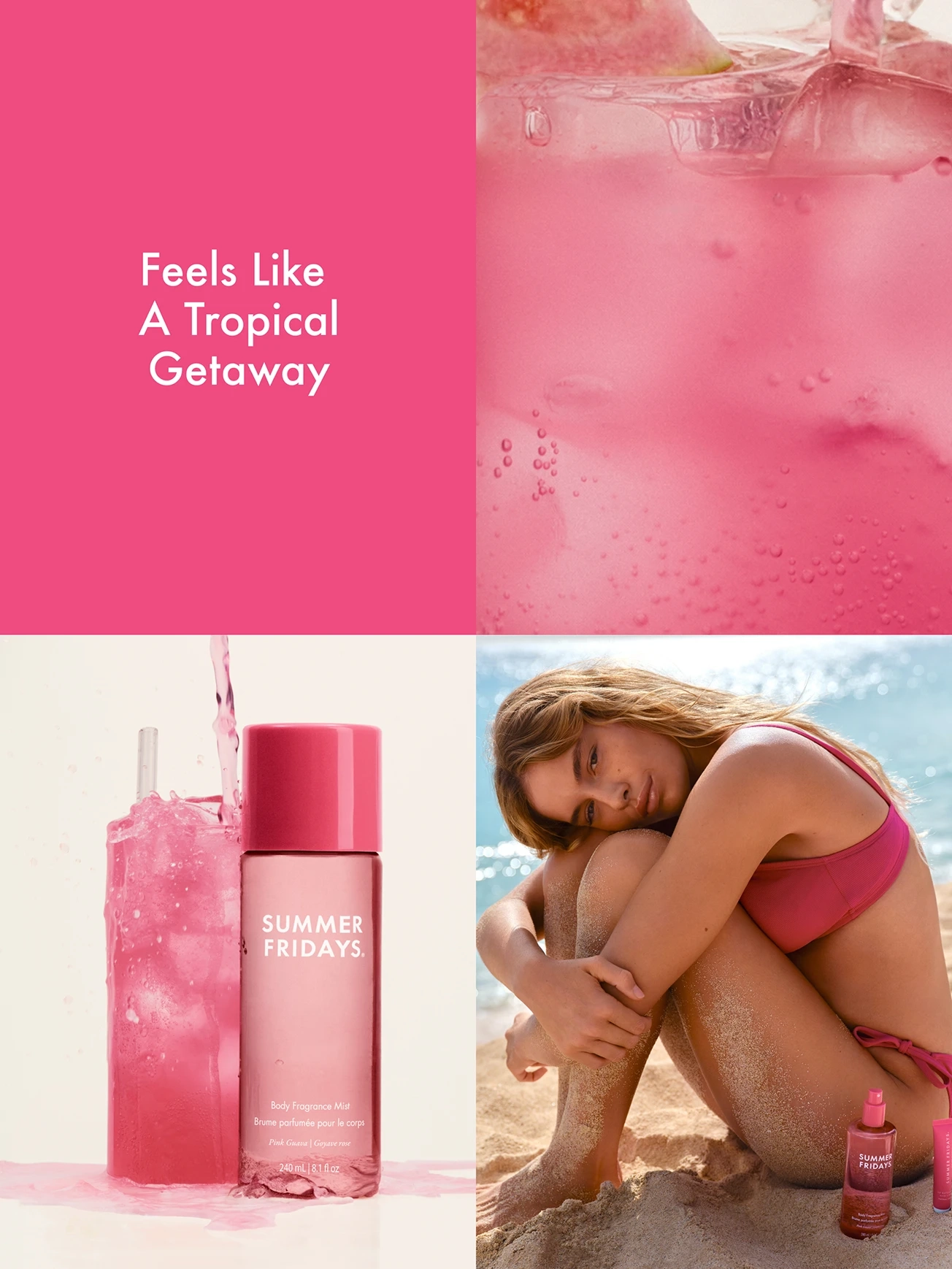 Alternative Image SUMMERFRIDAYS Body Fragrance Mist Pink Guava240m L