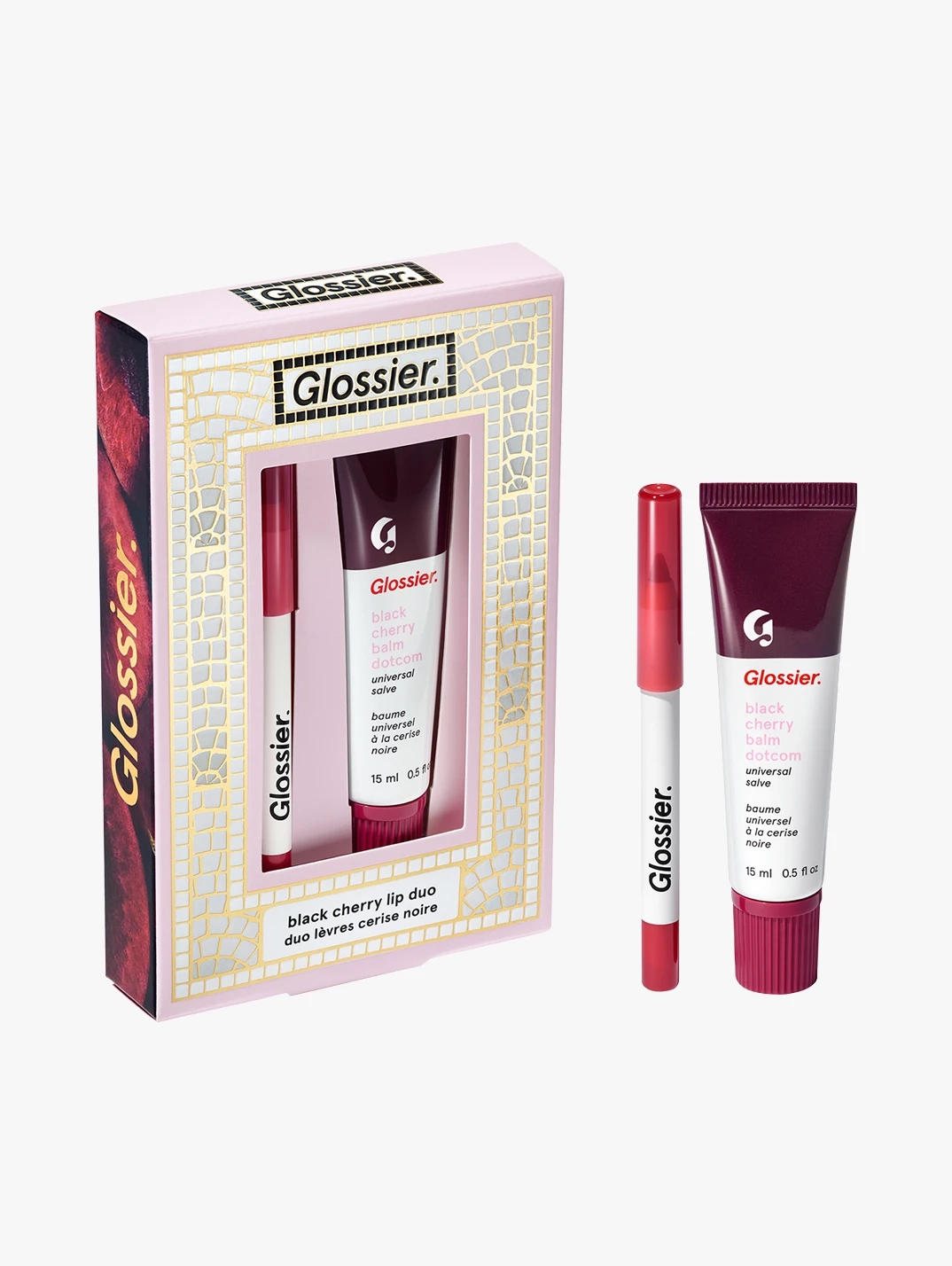 Hero Glossier Black Cherry Mini Lip Duo