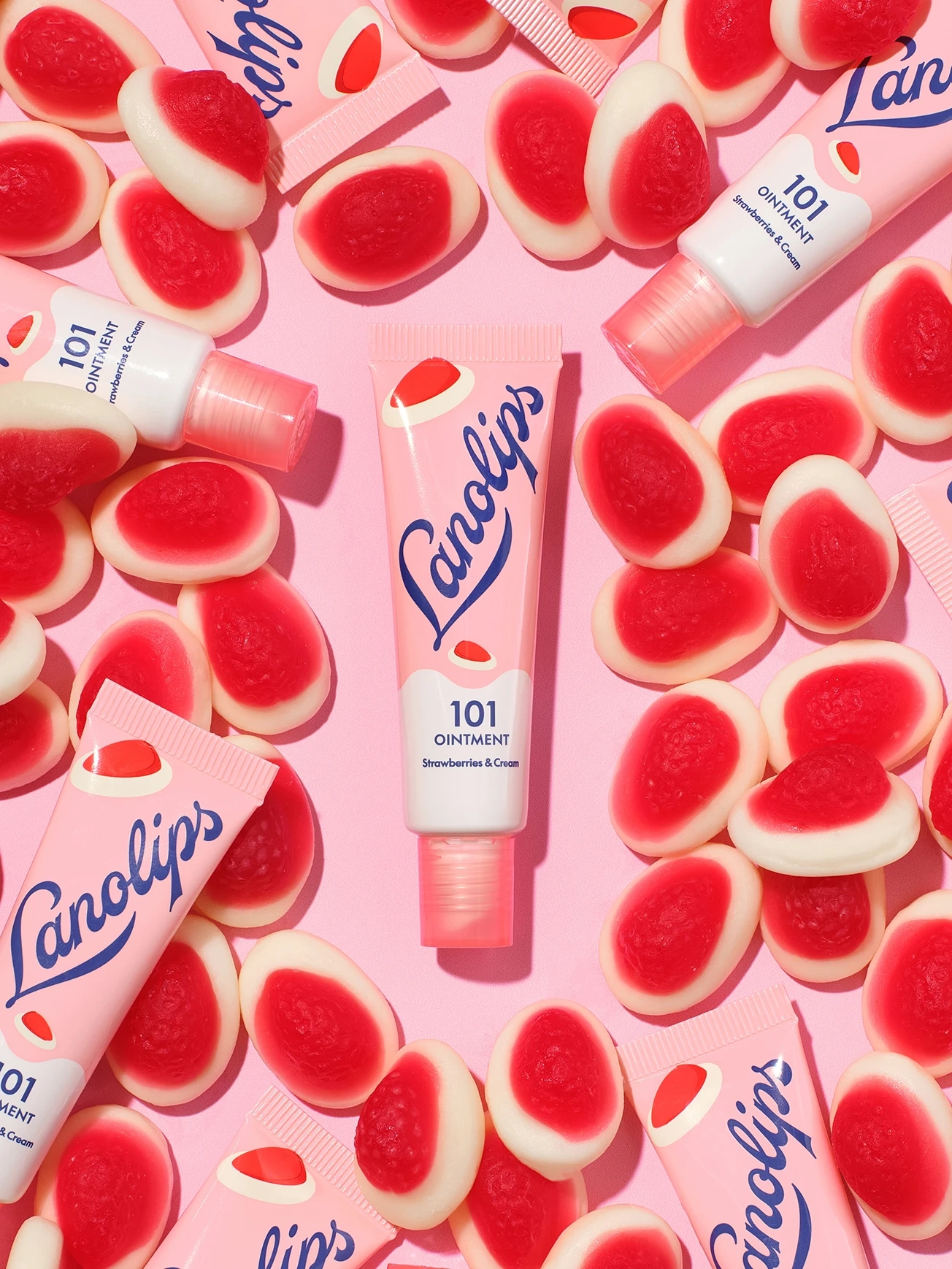 Alternative Image LANOLIPS 101 Ointment Allens Strawberries And Cream