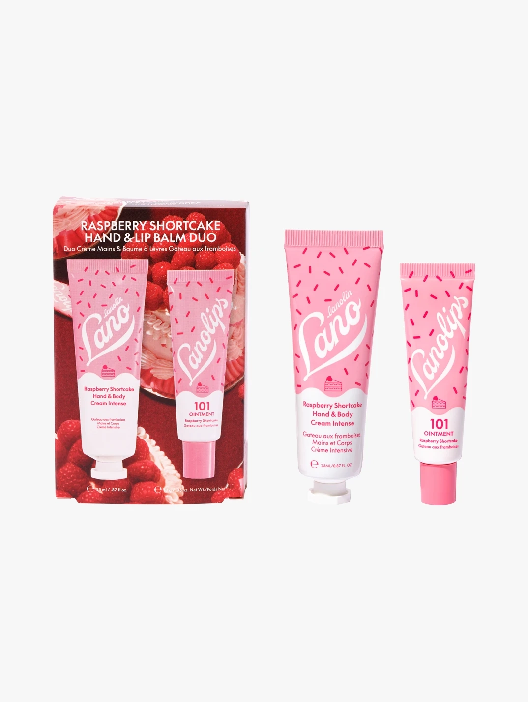 Hero LANOLIPS Raspberry Shortcake Holiday Duo