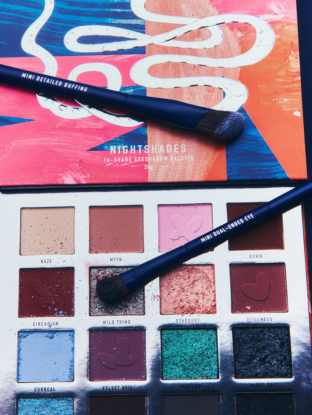 Alternative Image MECCAMAX Nightshades16 Shade Eyeshadow Palette