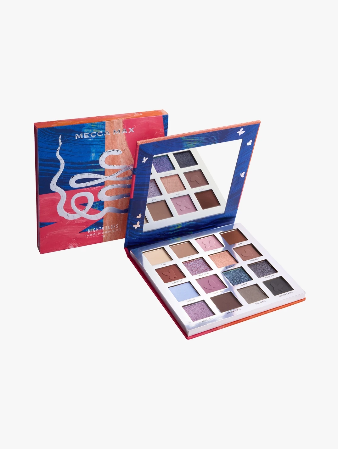Swatch MECCAMAX Nightshades16 Shade Eyeshadow Palette