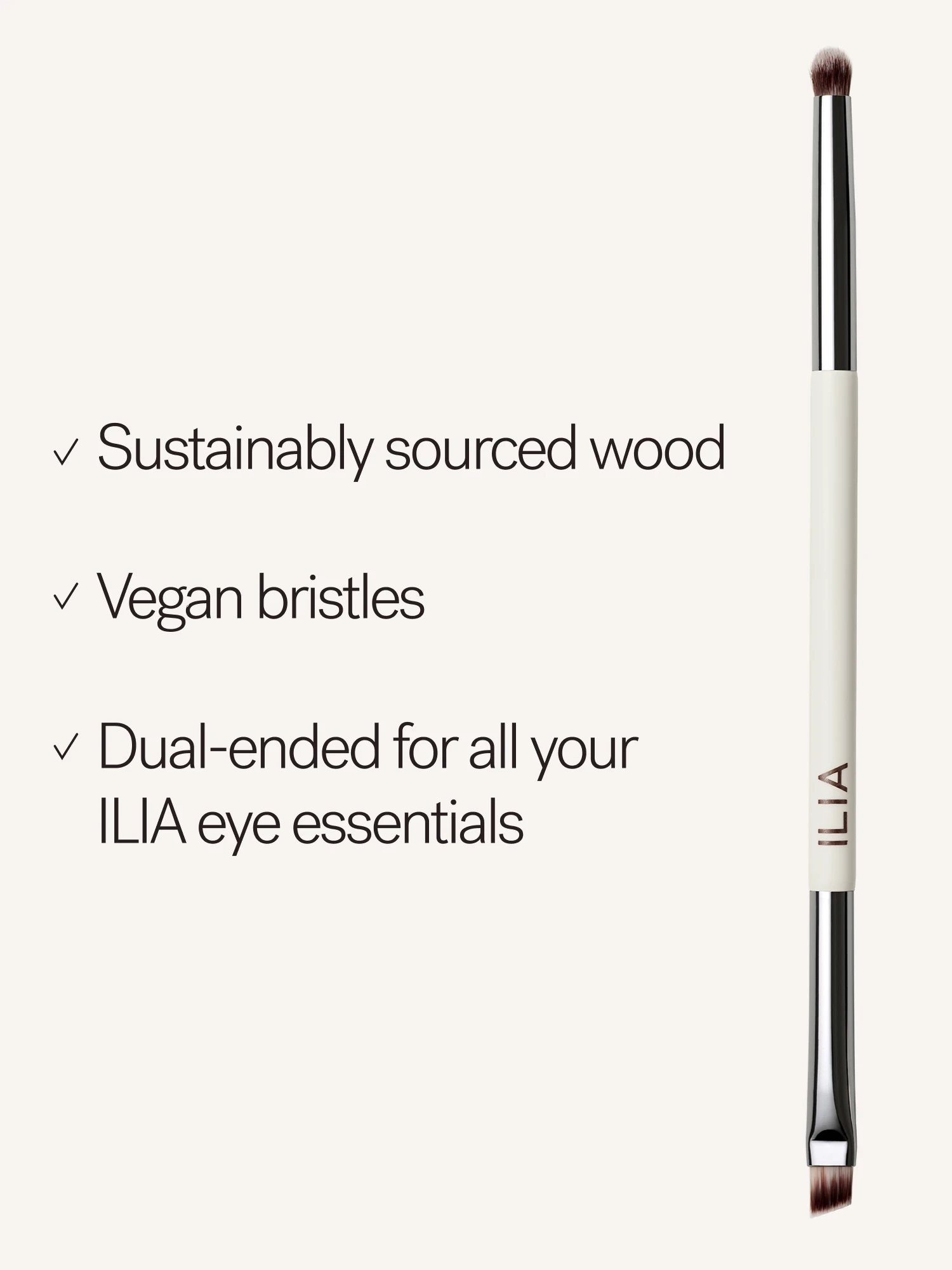 Alternative Image ILIA Beauty Angled Liner& Smudger Brush