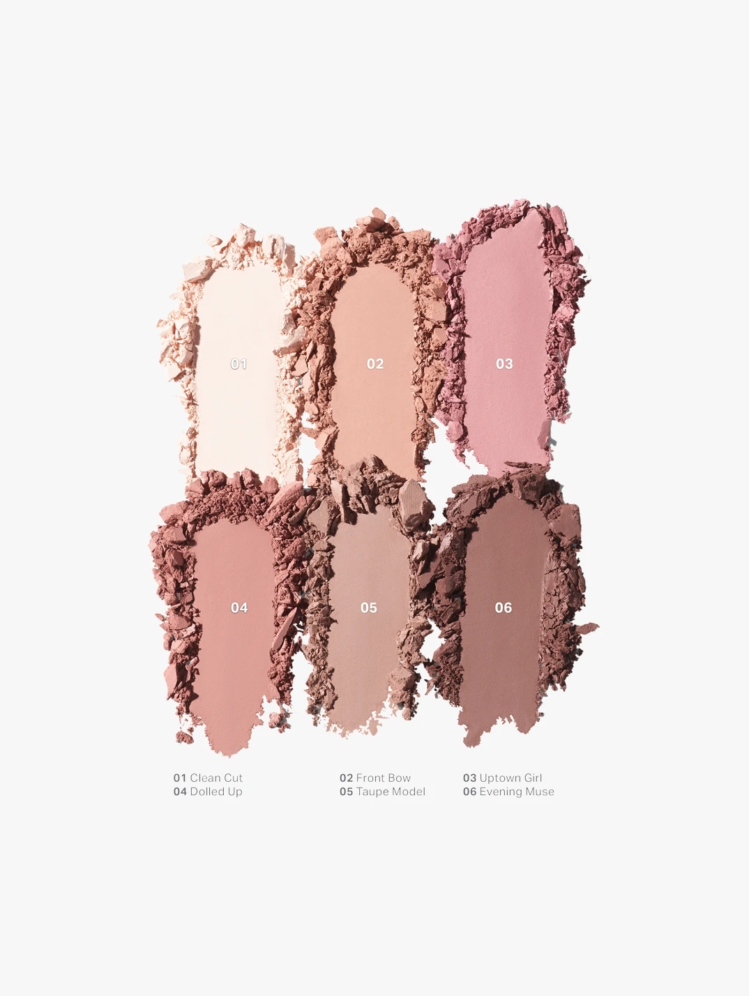 Swatch Morphe Mauve Mode Eyeshadow6 Pan Pallete