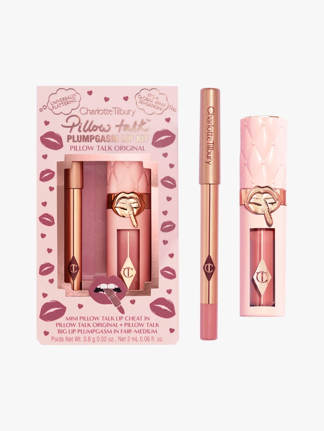 Hero Charlotte Tilbury Pillow Talk Plumpgasm Lip Kit