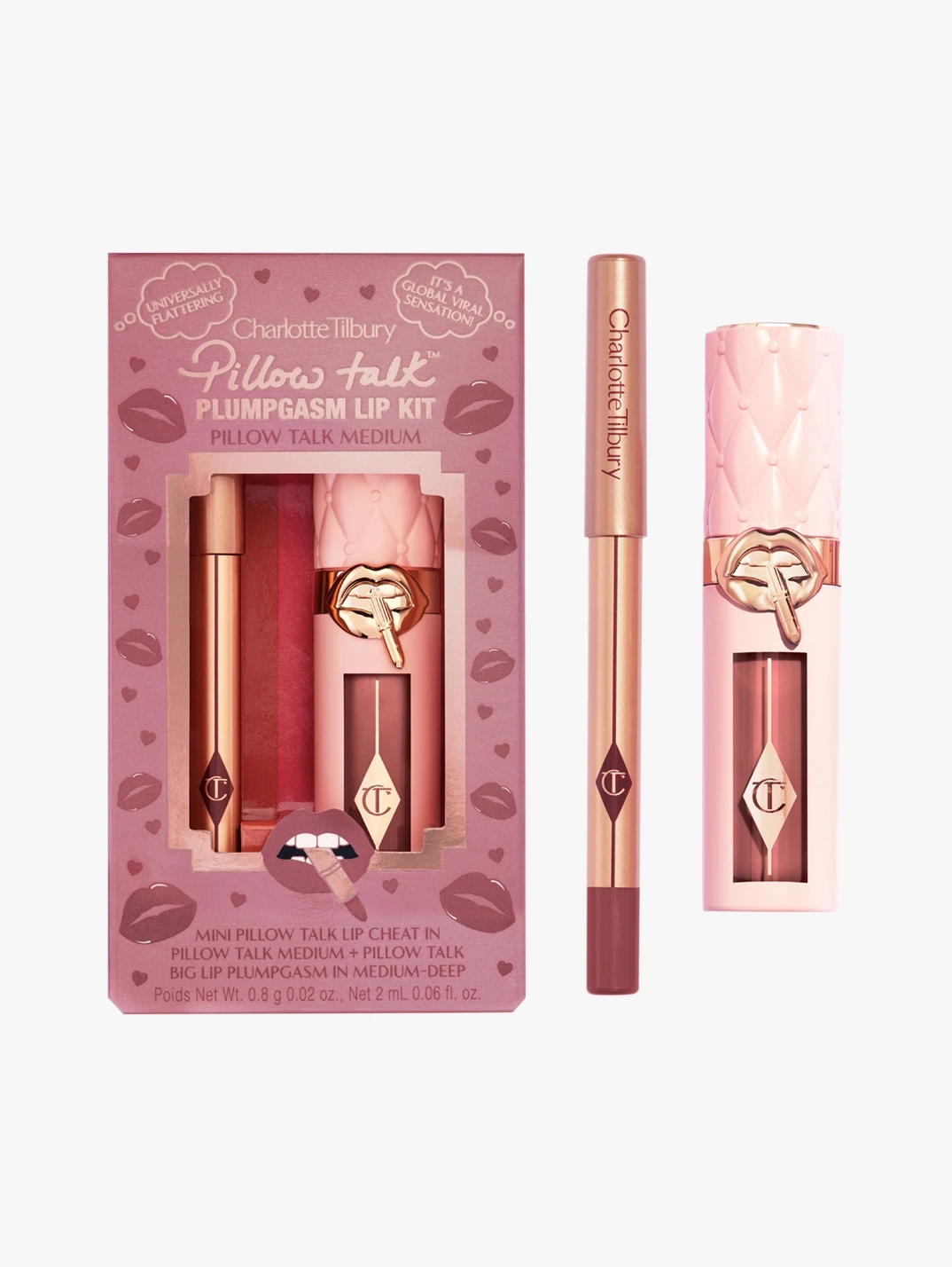 Hero Charlotte Tilbury Pillow Talk Plumpgasm Lip Kit