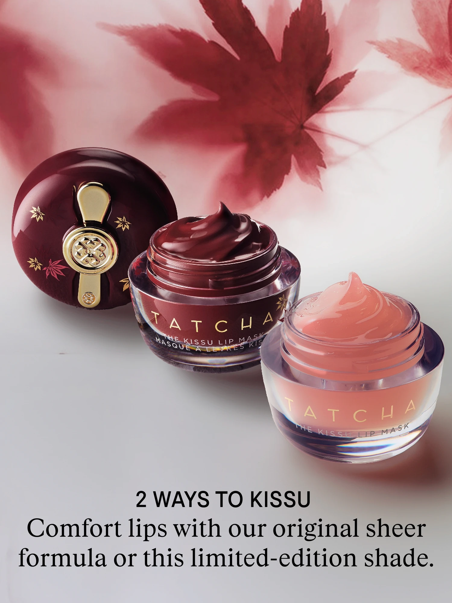 Alternative Image TATCHA The Kissu Lip Mask Japanese Maple Red