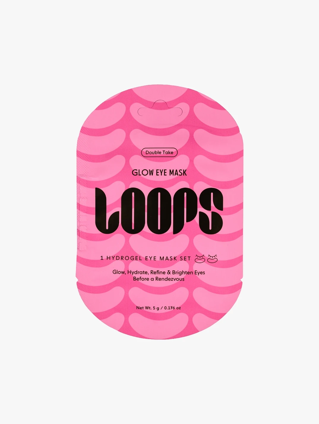 Hero LOOPS Double Take Glow Hydrogel Eye Mask Single