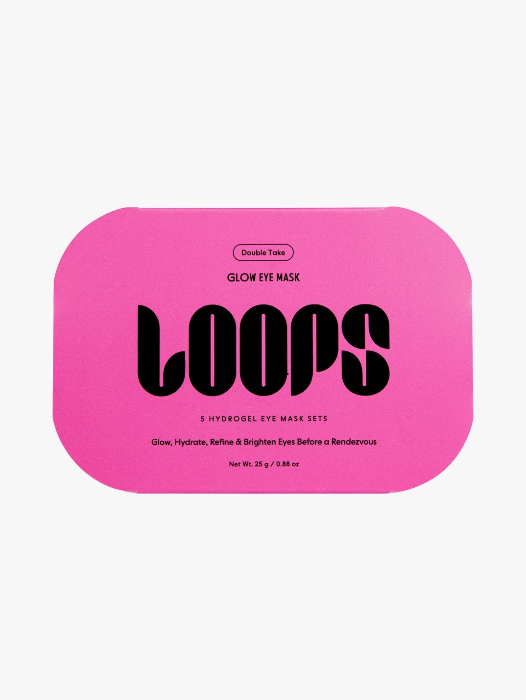 Hero LOOPS Double Take Glow Hydrogel Eye Mask X5