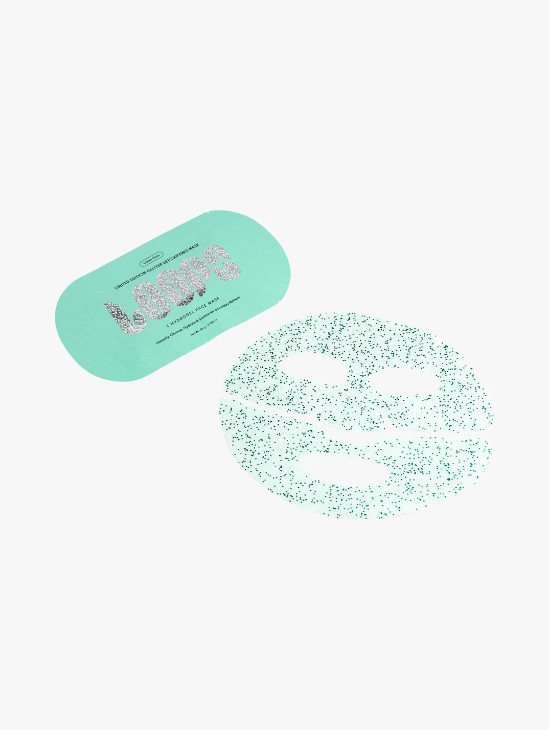 Alternative Image LOOPS Clean Slate Detoxifying Glitter Hydrogel Face Mask