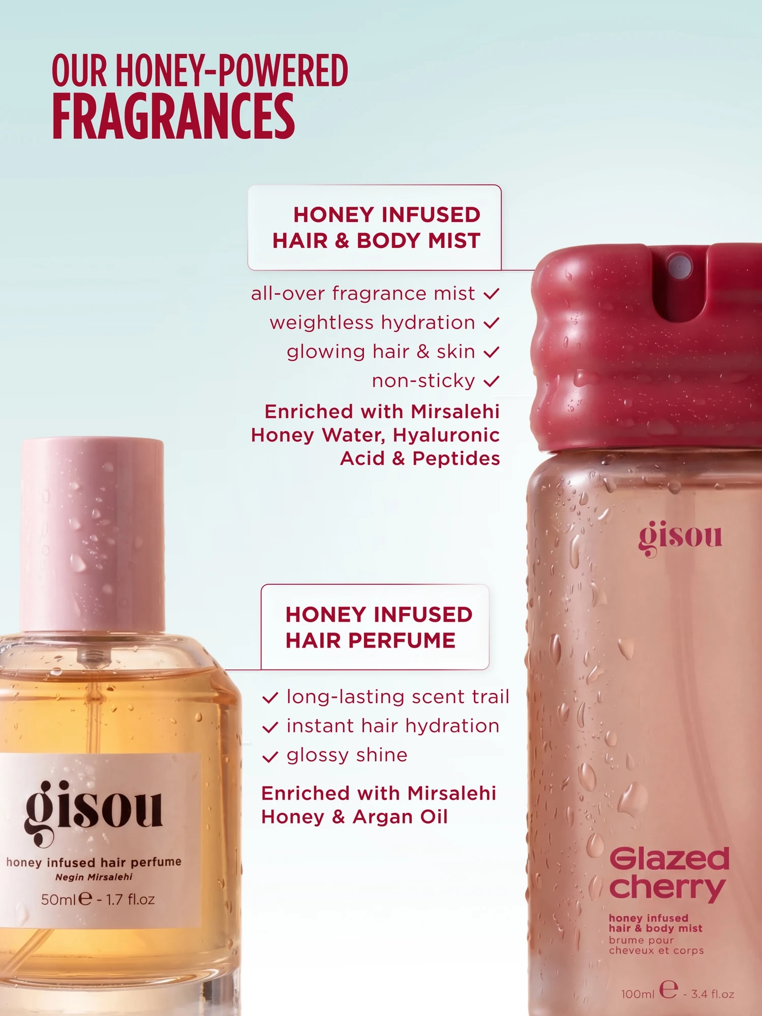 Alternative Image Gisou Hair Body Mist Glazed Cherry