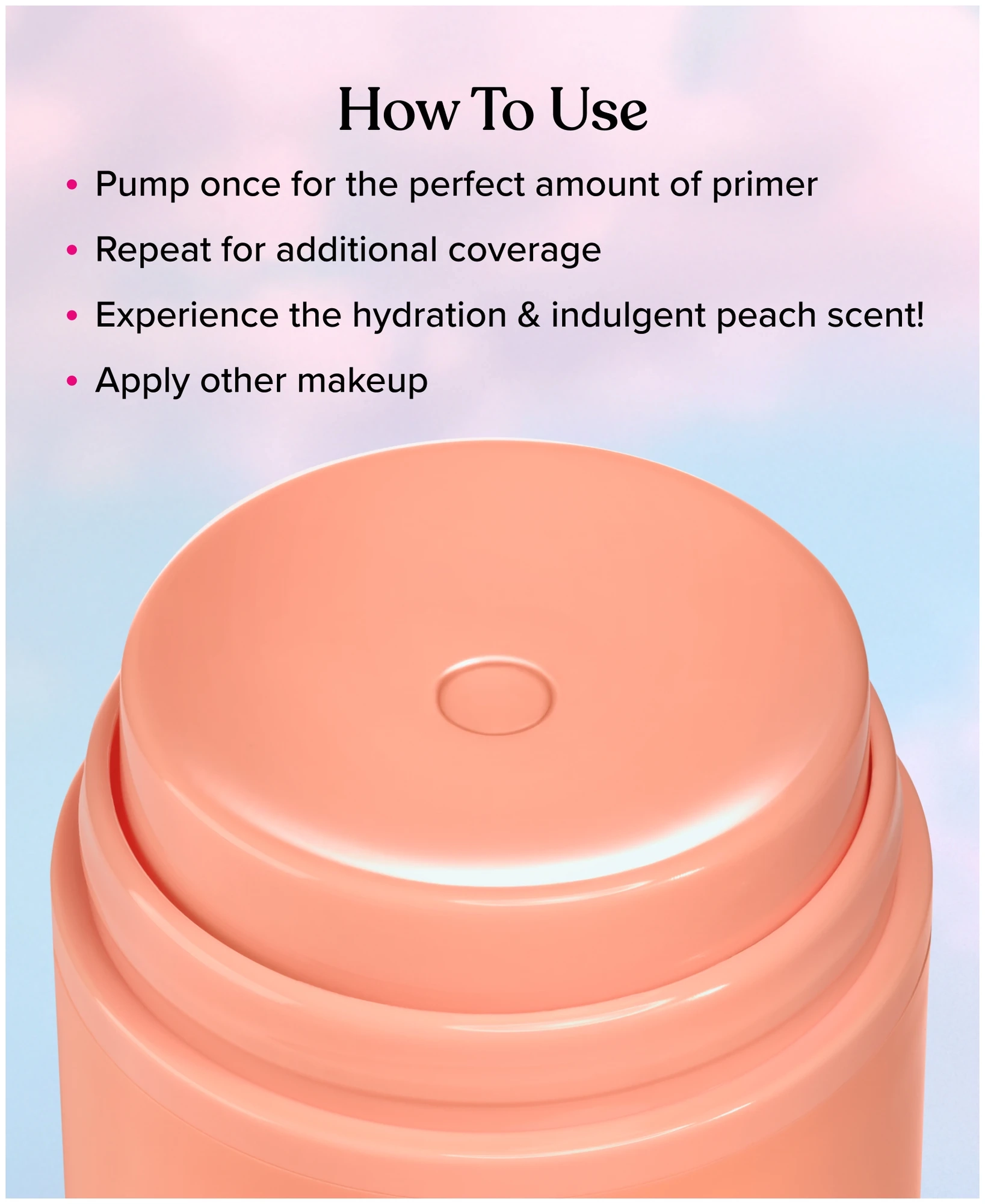 Alternative Image Too Faced Primed& Peachy Hydrating Face Primer.