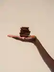 Alternative Image KITSCH Seamless Hair Elastics Chocolate