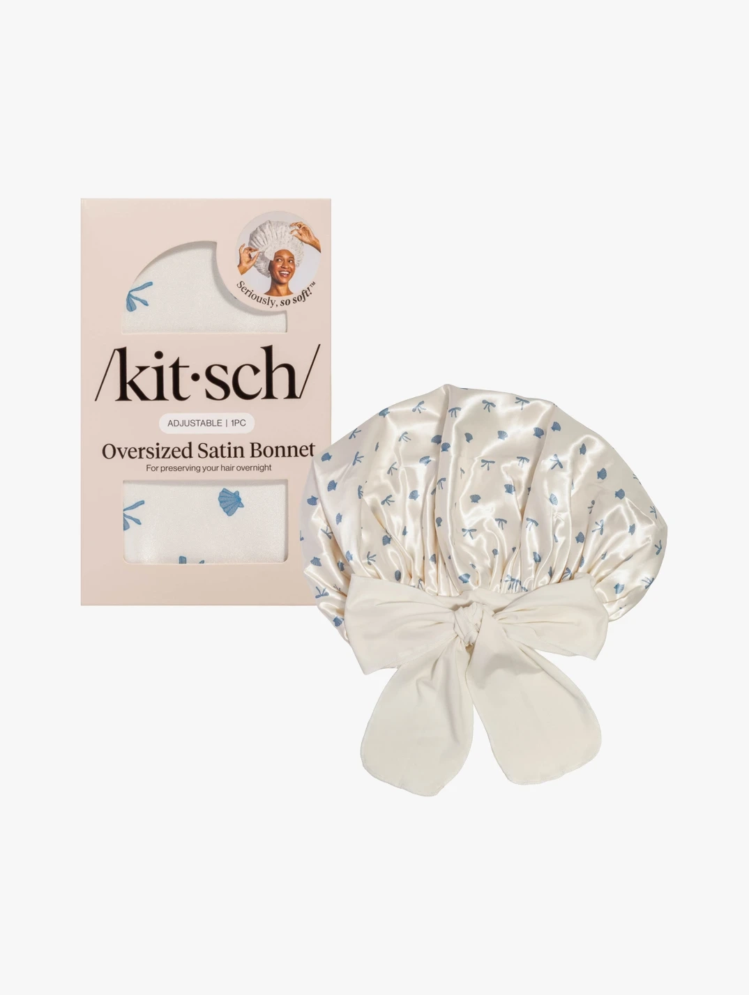 Hero KITSCH Adjustible Oversized Satin Bonnet