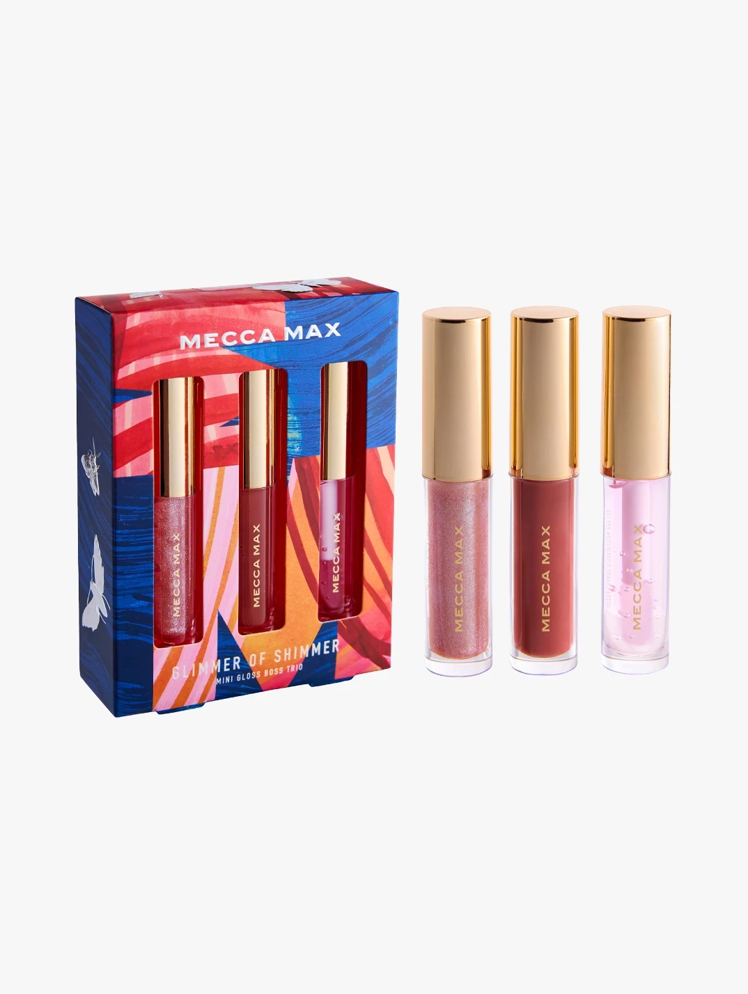 Alternative Image MECCAMAX Glimmerof Shimmer Mini Gloss Boss Trio