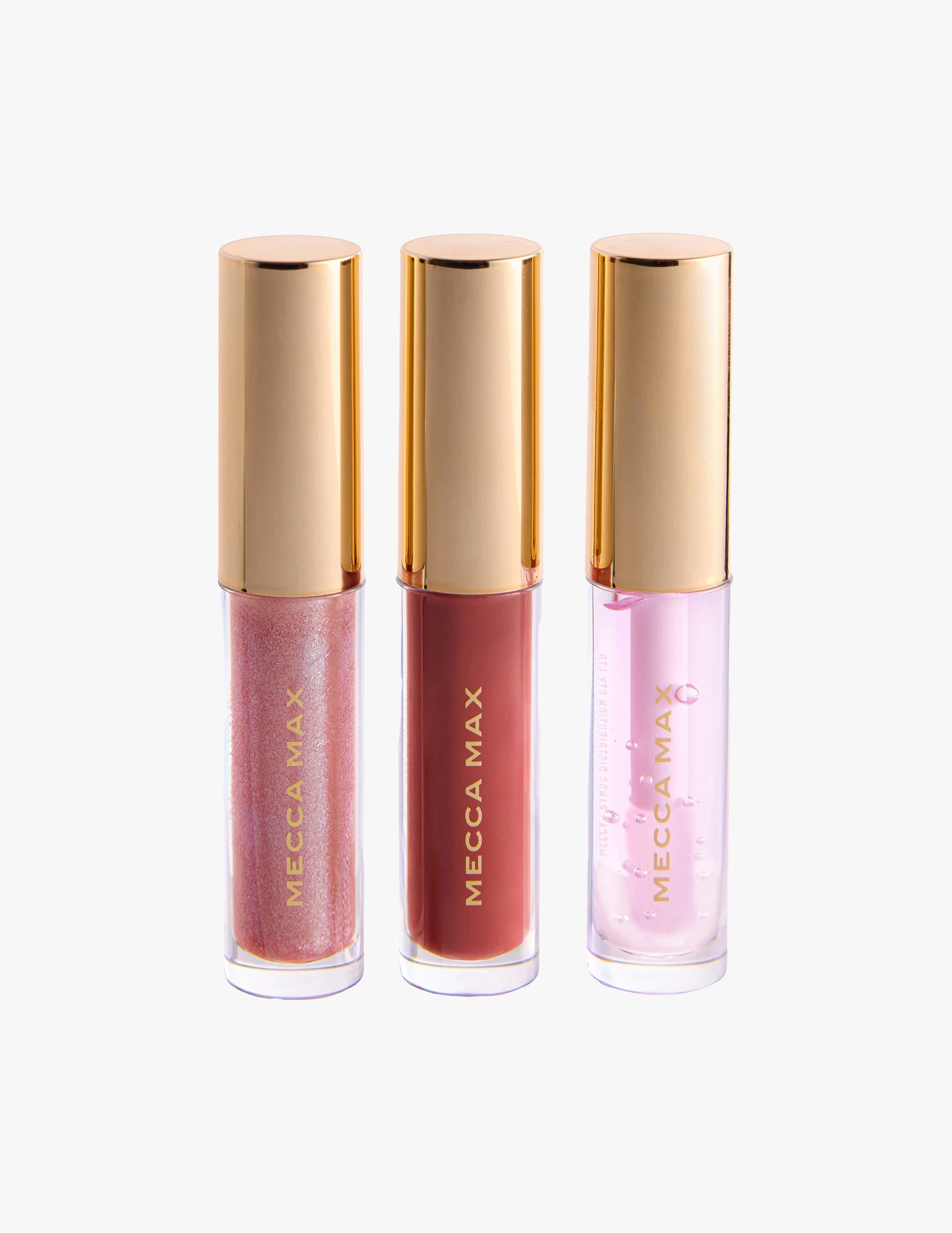 Hero MECCAMAX Glimmerof Shimmer Mini Gloss Boss Trio