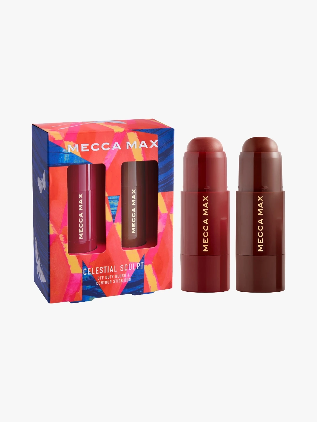 Hero MECCAMAX Celestial Sculpt Off Duty Blush& Contour Stick Duo (2)