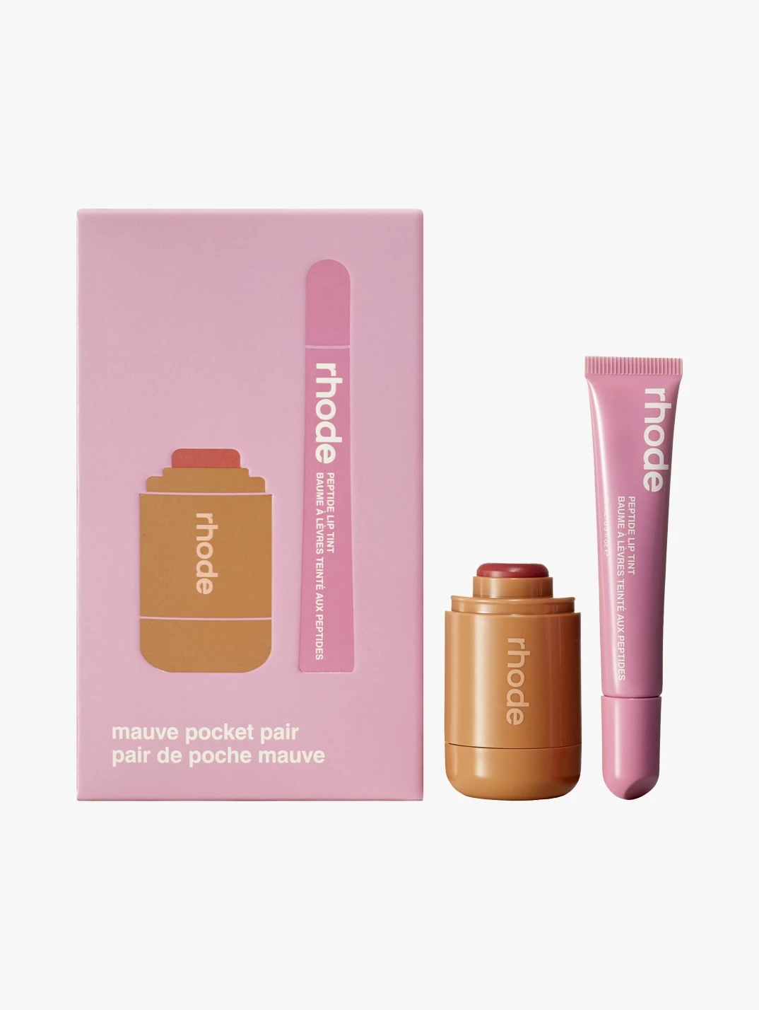 Suzuka！rhode フェイスカラー 2本セット rhode - Pocket Pair Limited Edition Lip + Cheek Set Mauve | MECCA