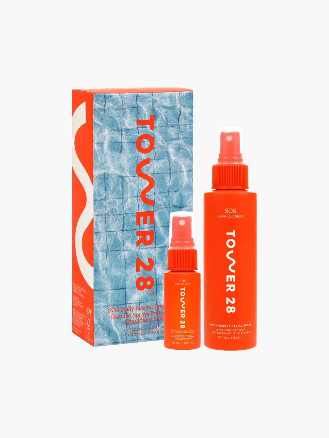 Hero Tower28 Sos Hypochlorous Acid Spray Duo Skincare Set