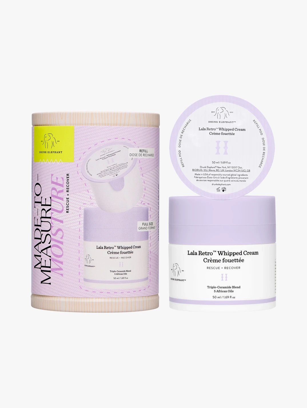 Hero DRUNKELEPHANT Made To Moisture Lala Retro Whipped Cream