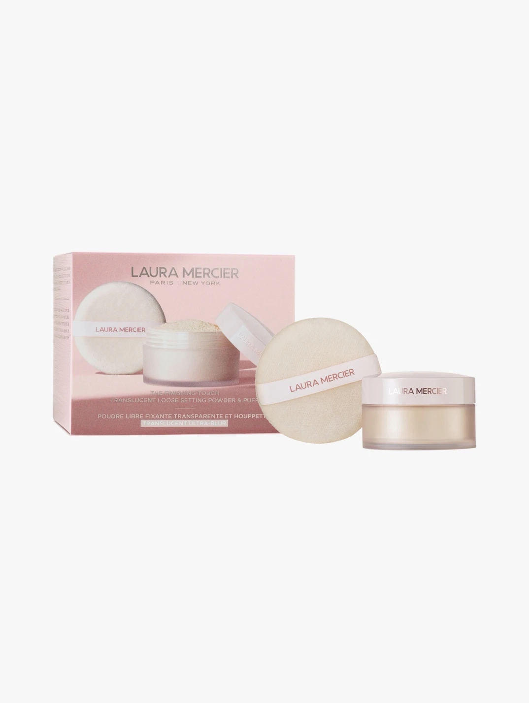 Hero Laura Mercier The Finishing Touch Translucent Loose Setting Powder Puff Ultra Blur