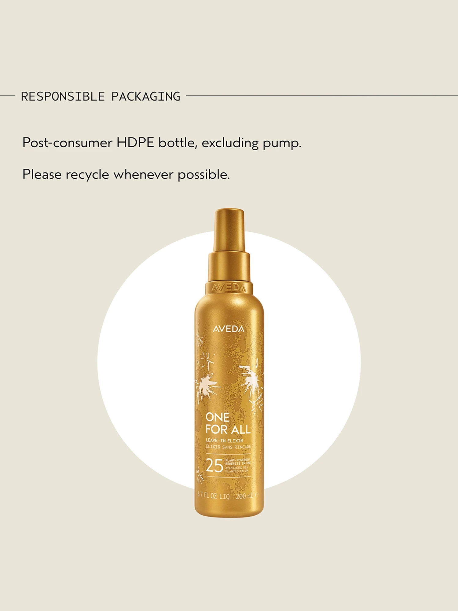Alternative Image AVEDA One For All Leave In Elixir