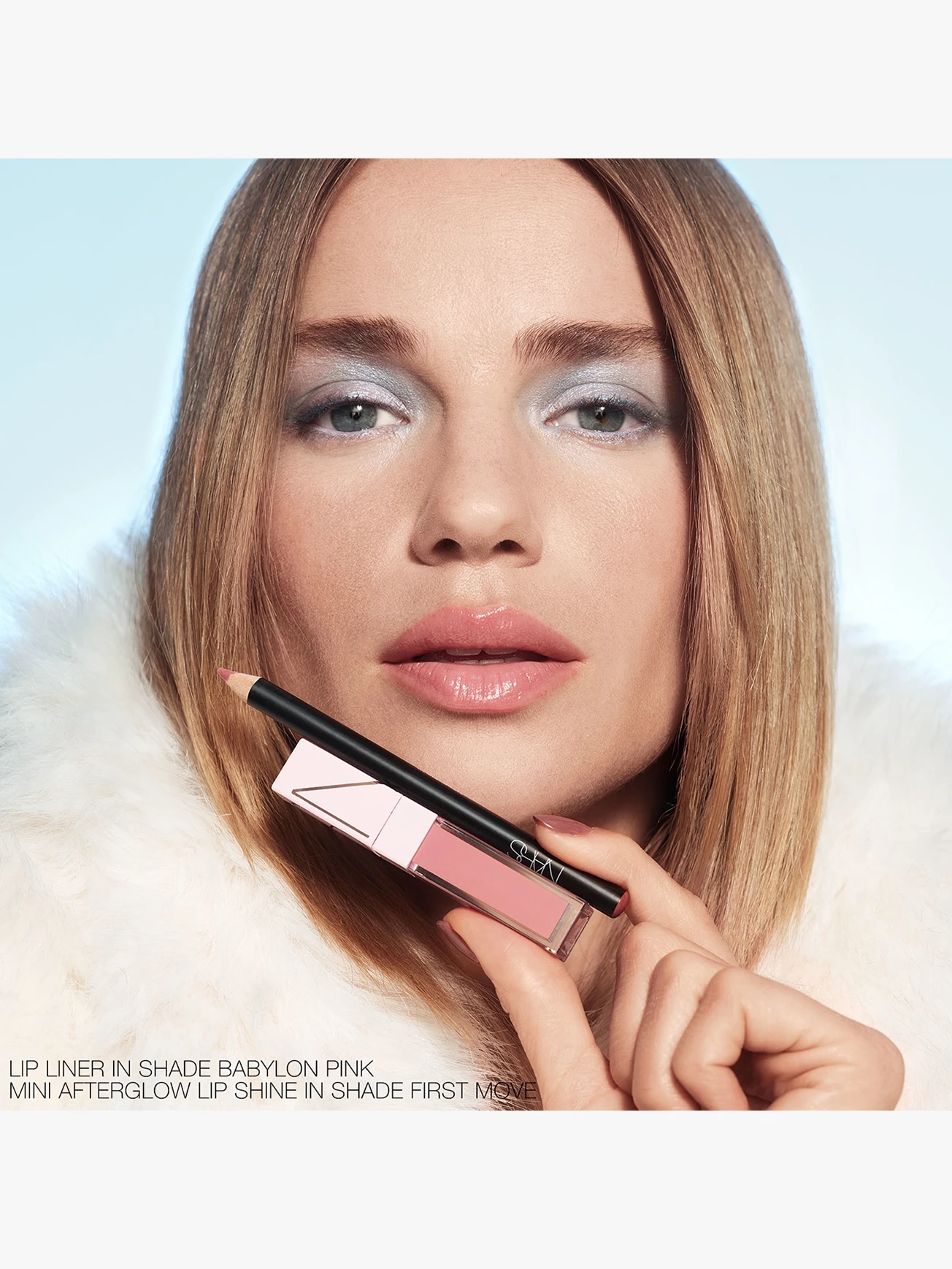 Alternative Image NARS Line Shine Lip Duo Babylon Pink First Move