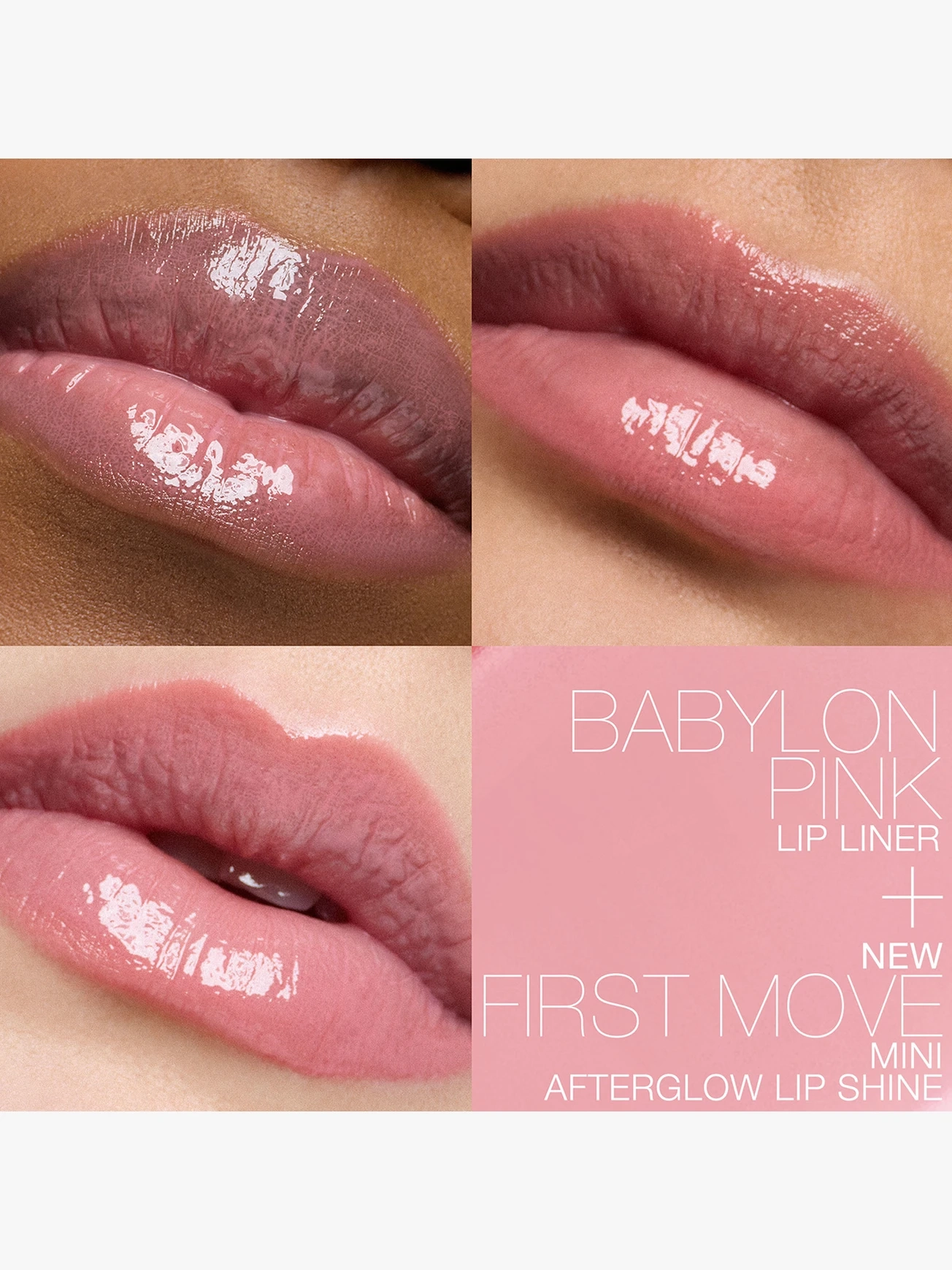 Alternative Image NARS Line Shine Lip Duo Babylon Pink First Move