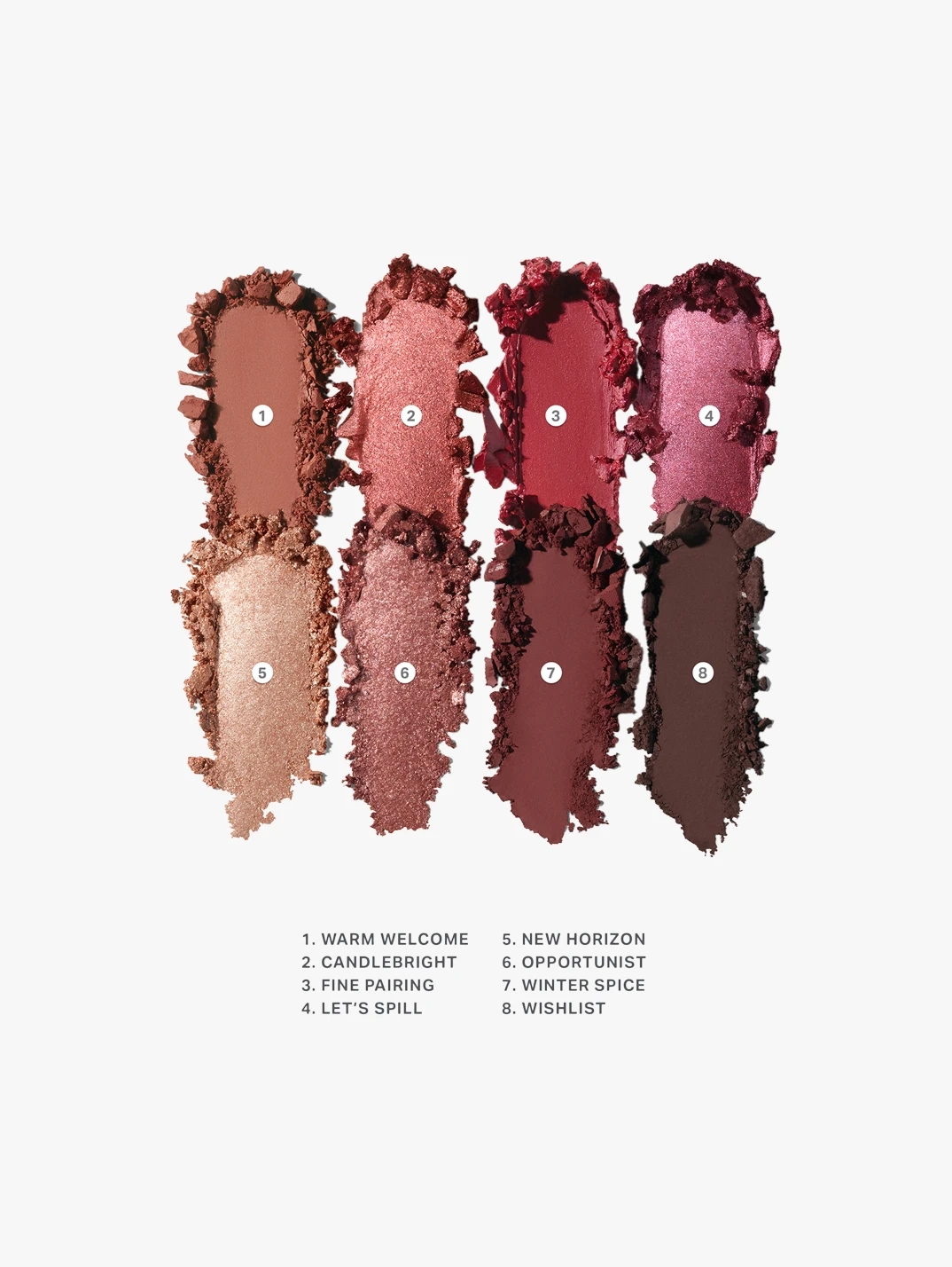 Swatch Morphe Glass Half Full Face& Eye Palette