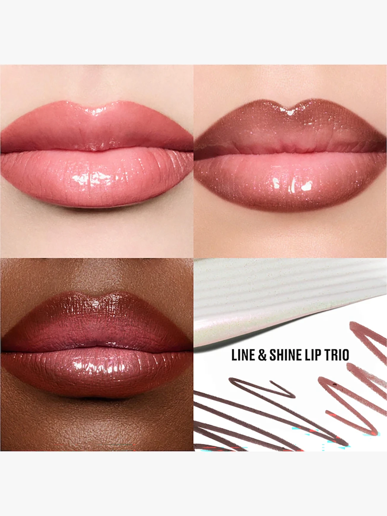 Alternative Image M· A· C Cosmetics Line+ Shine Lip Trio