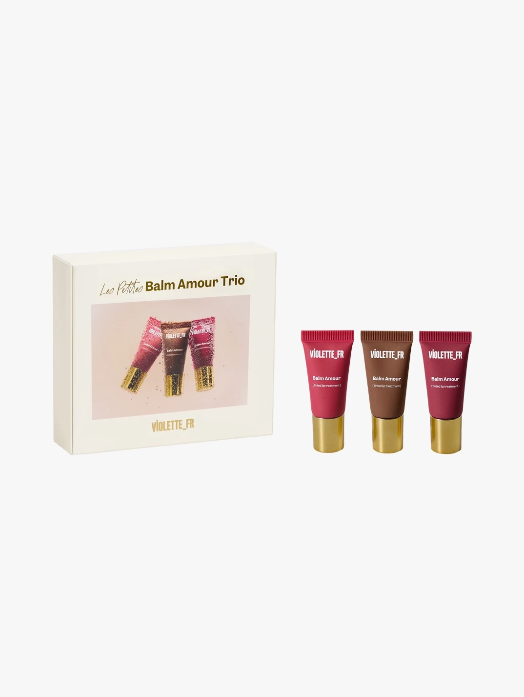 Hero VIOLETT E_ FR Les Petites Mini Balm Amour Nourishing Lip Treatment Trio Gift Set