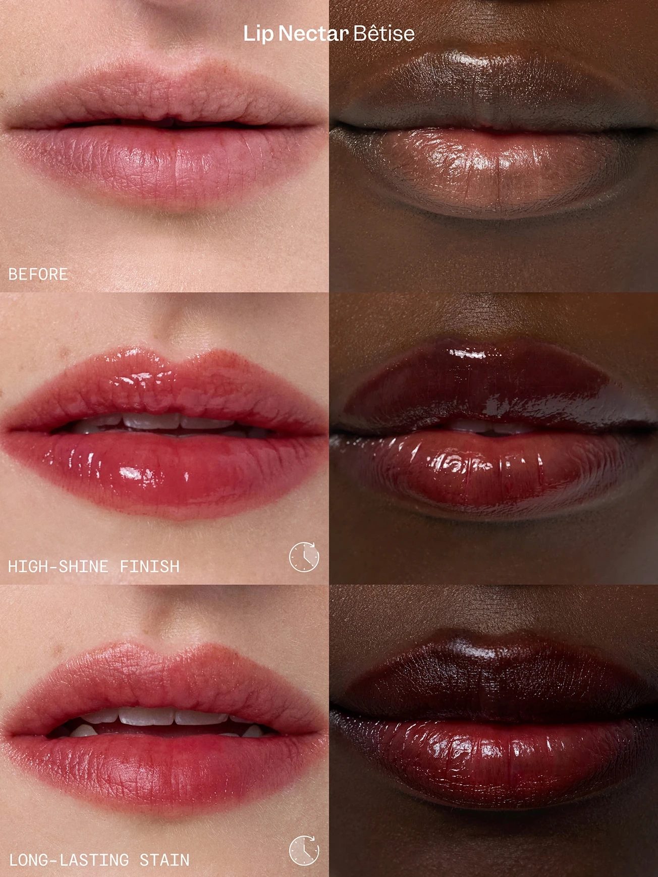 Alternative Image VIOLETT E_ FR Bouche Duo Bêtise Edition Bisou Balm& Lip Nectar Gift Set