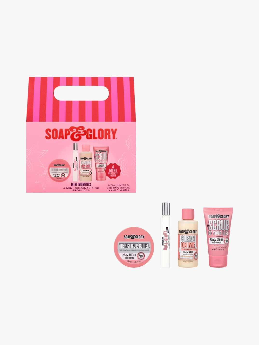 Hero Soap Glory Original Pink Gift Set