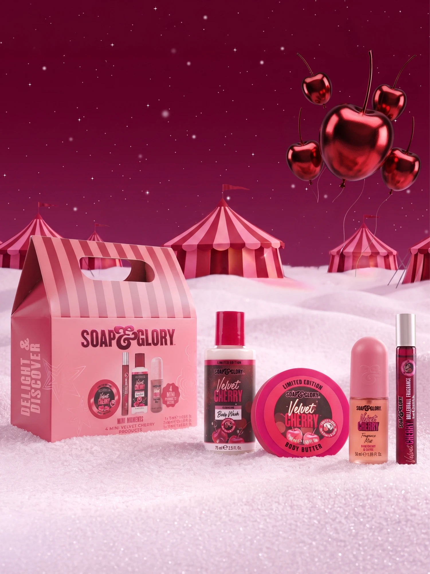 Alternative Image Soap Glory Velvet Cherry Gift Set