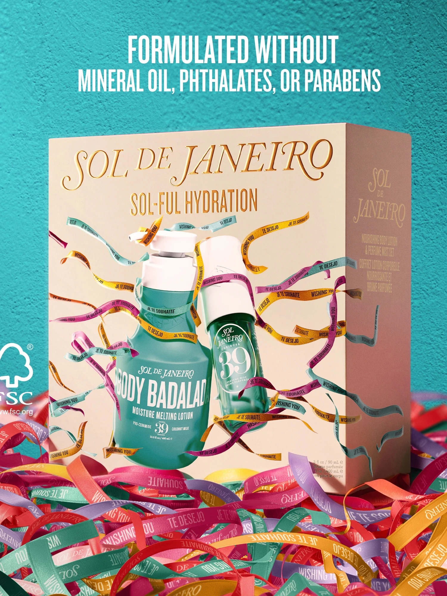 Alternative Image Solde Janeiro Sol Ful Hydration Nourishing Body Lotion Perfume Mist Set