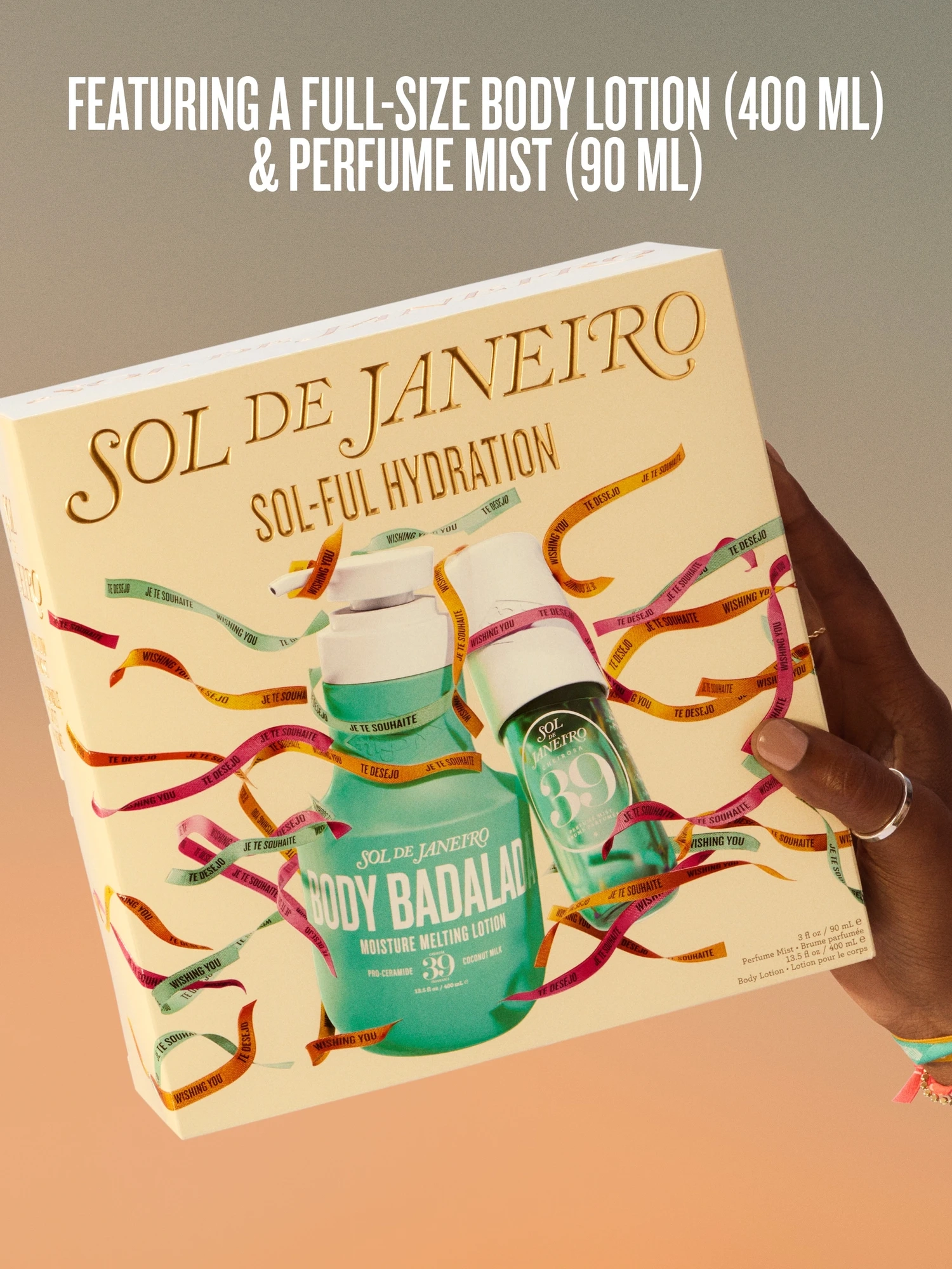 Alternative Image Solde Janeiro Sol Ful Hydration Nourishing Body Lotion Perfume Mist Set