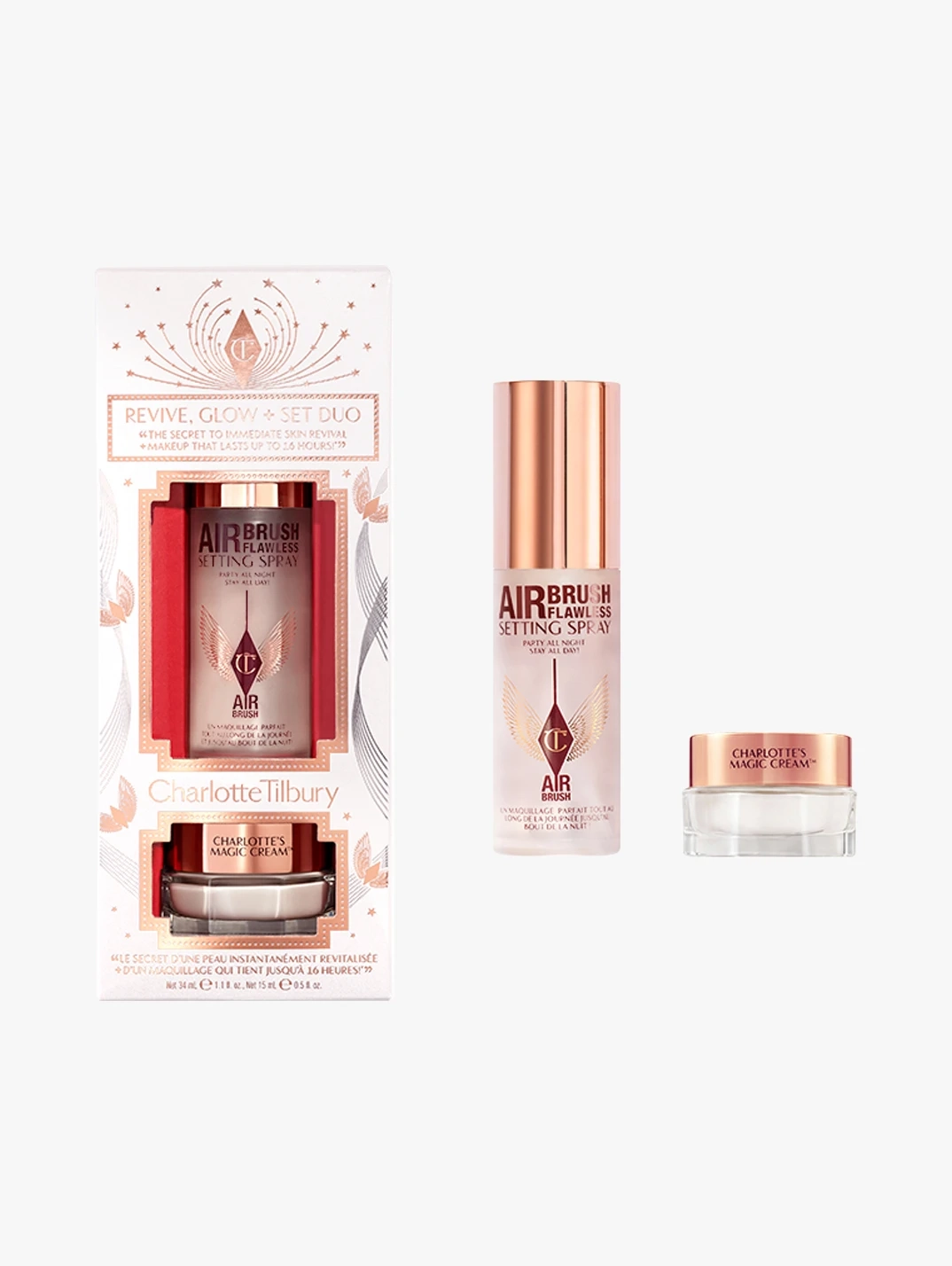 Hero Charlotte Tilbury Revive, Glow+ Set Duo