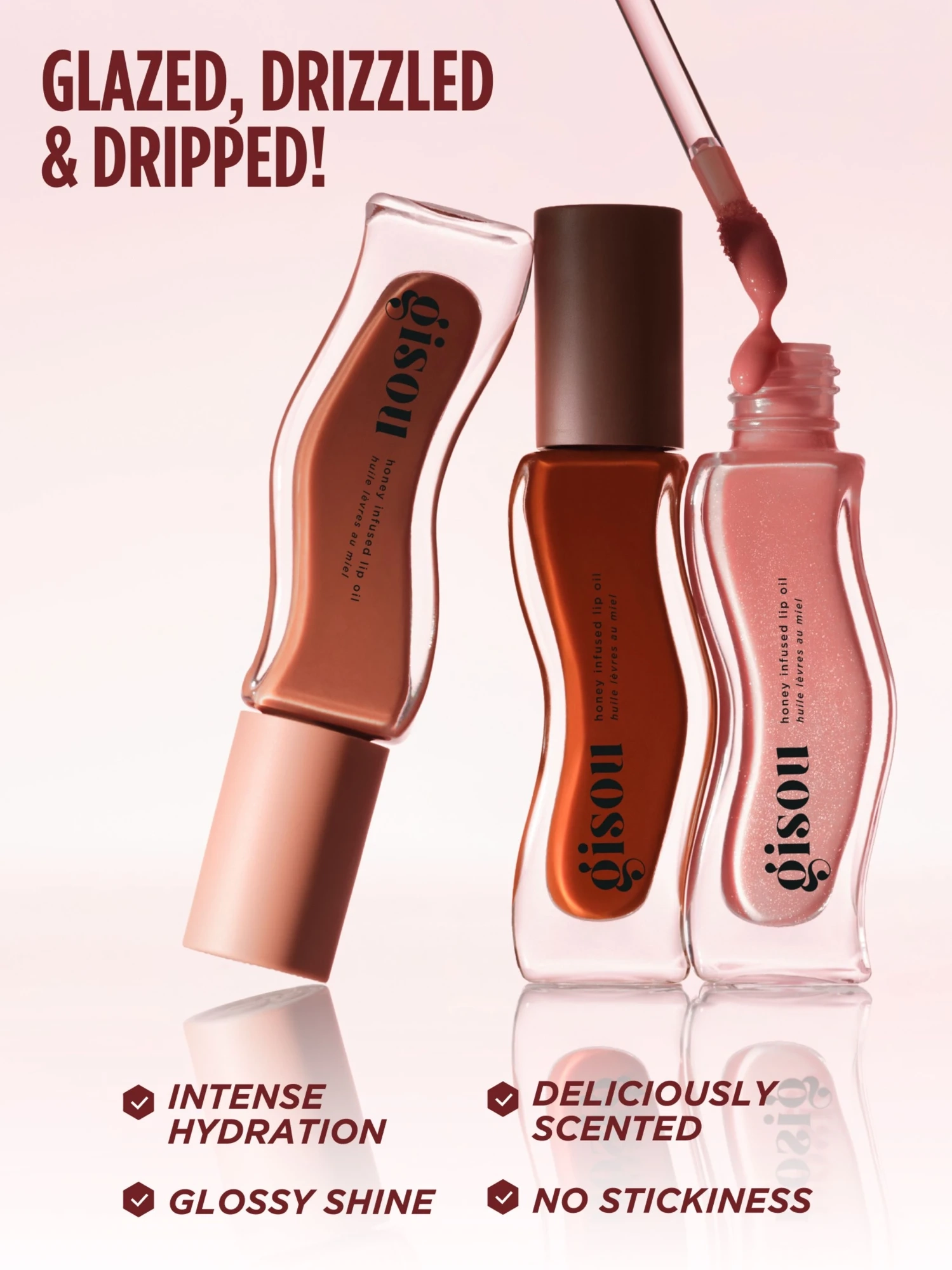 Alternative Image Gisou Honey Infused Lip Oil Sticky Toffee