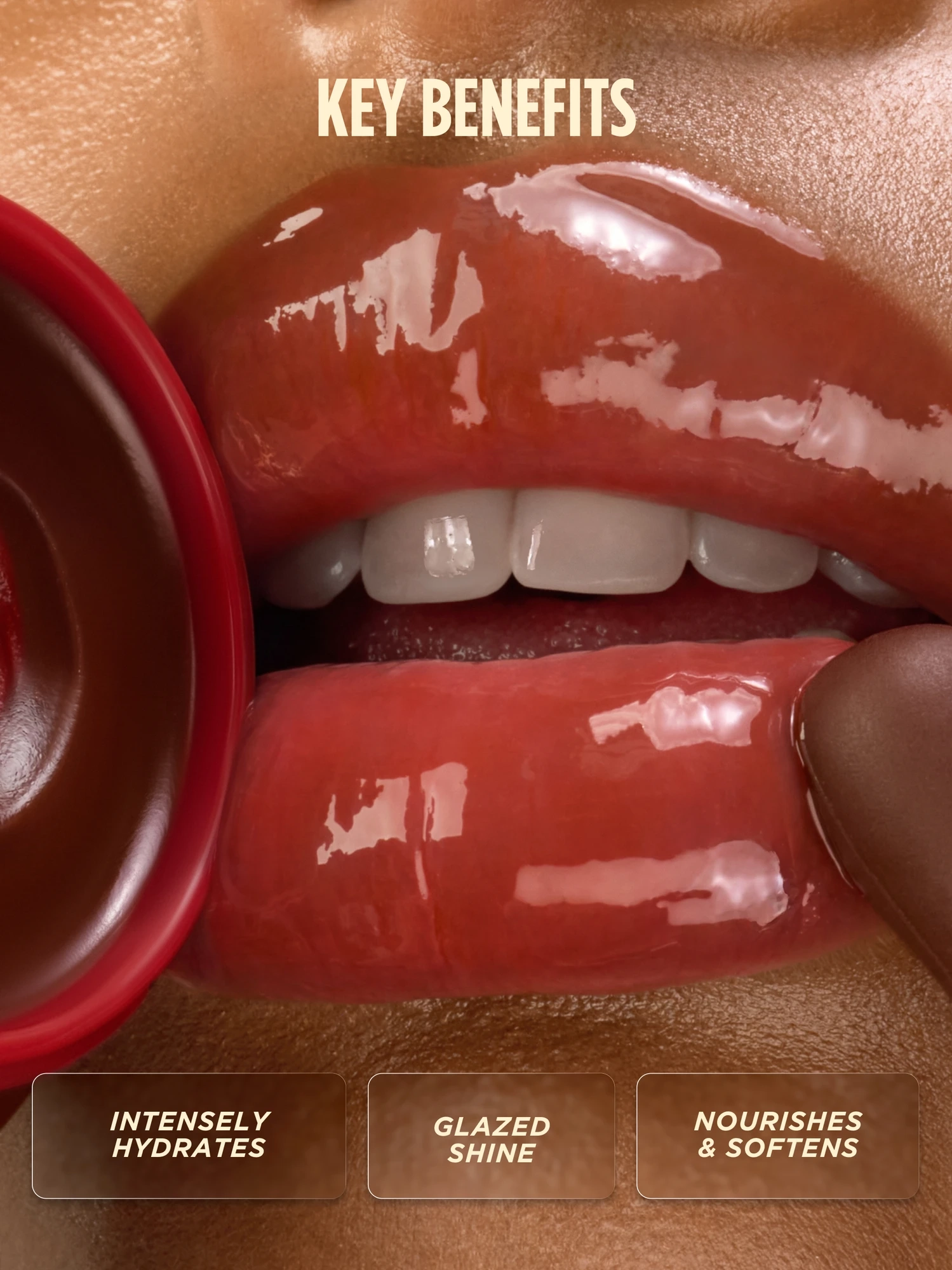 Alternative Image Gisou Honey Glaze Collagen Therapy Lip Mask Cherry Choc