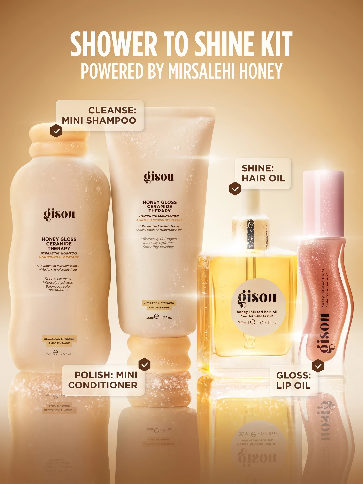 Alternative Image Gisou Gisou Shower To Shine Kit