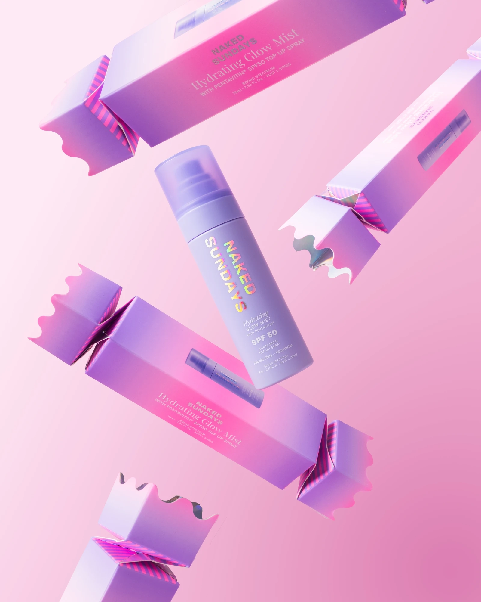 Alternative Image NAKEDSUNDAYS Hydrating Glow Mist SP F50 Cracker