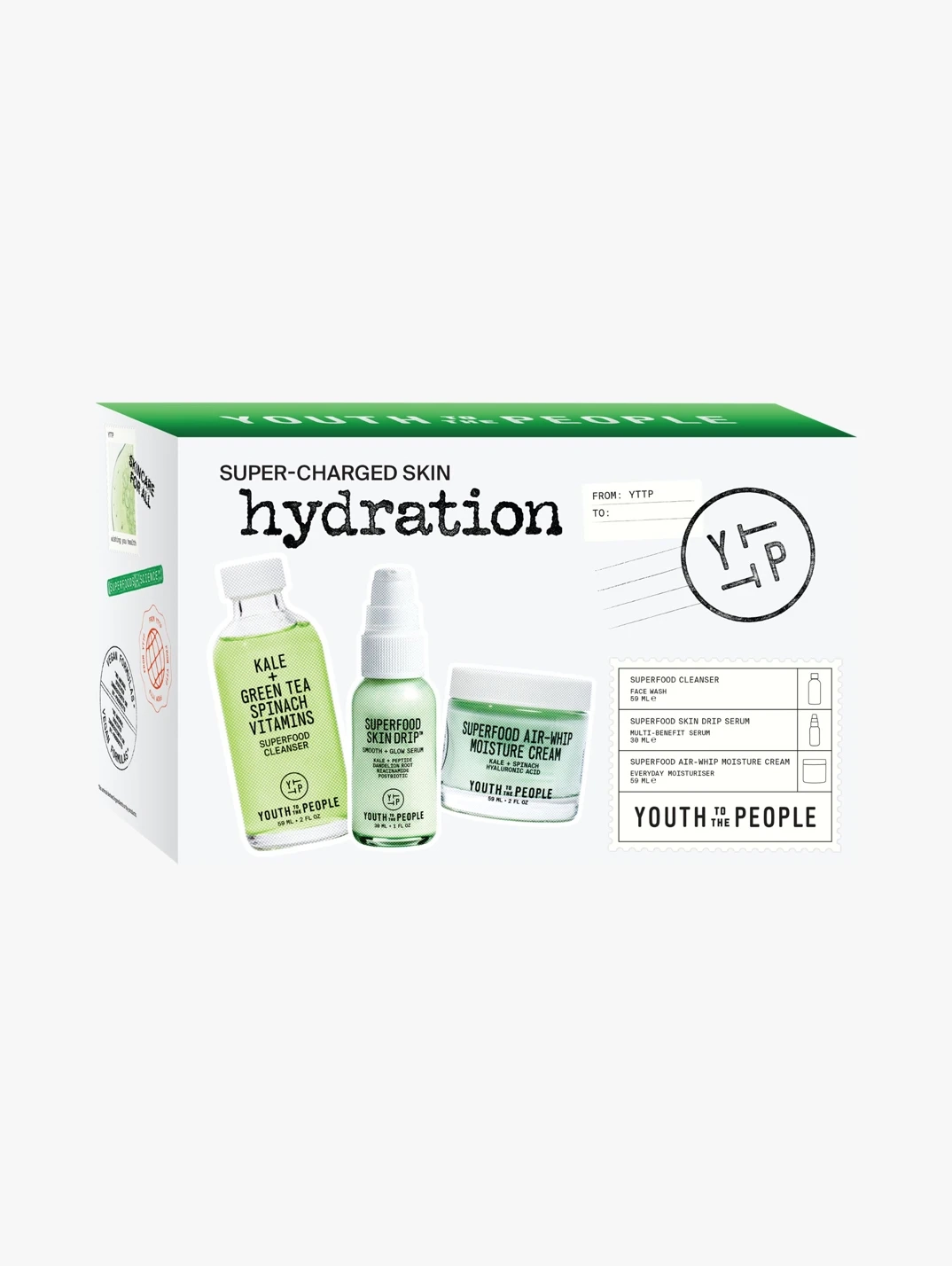 Hero YOUTHTOTHEPEOPLE Supercharged Skin Hydration Trio