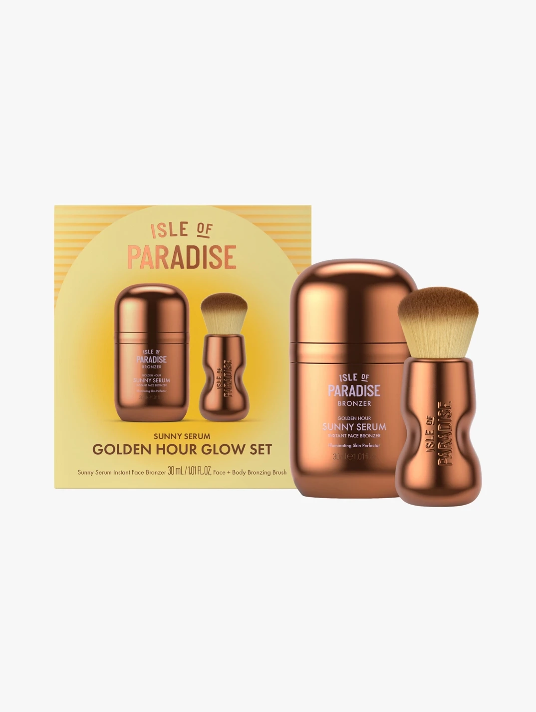 Alternative Image Isle Of Paradise Sunny Serum Golden Hour Set