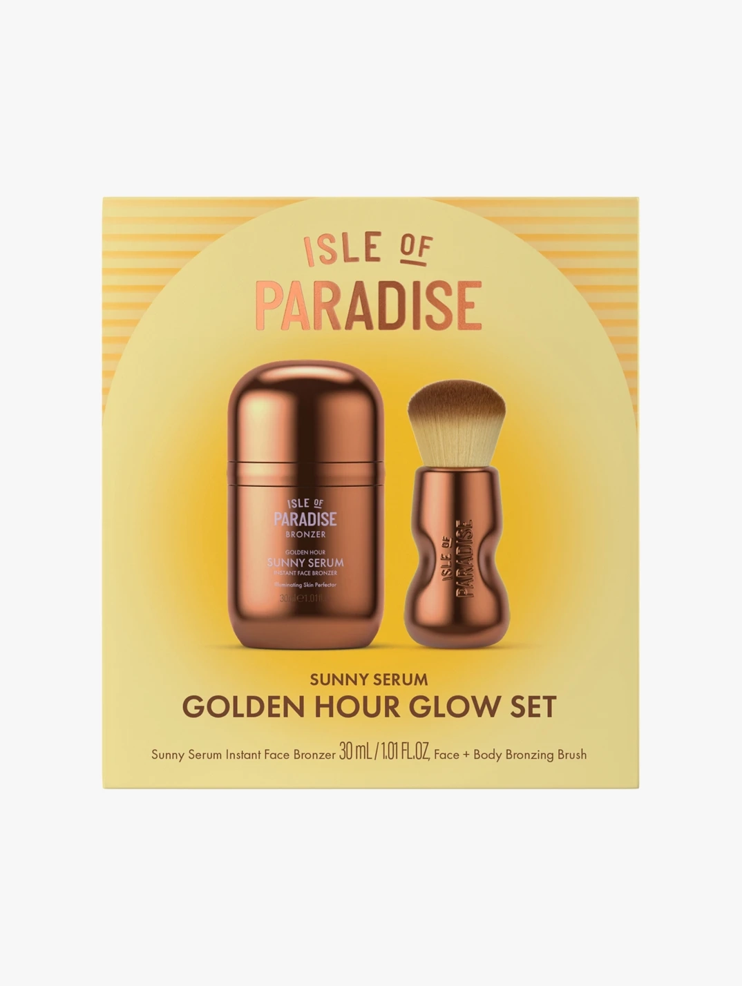Hero Isle Of Paradise Sunny Serum Golden Hour Set