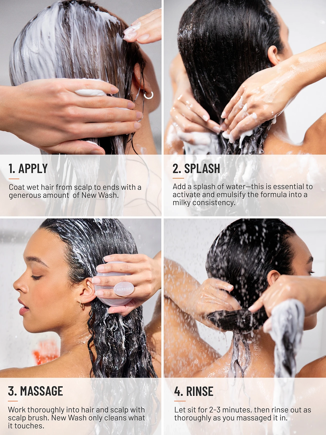 Alternative Image HAIRSTORY Air Dry Kit New Wash Original